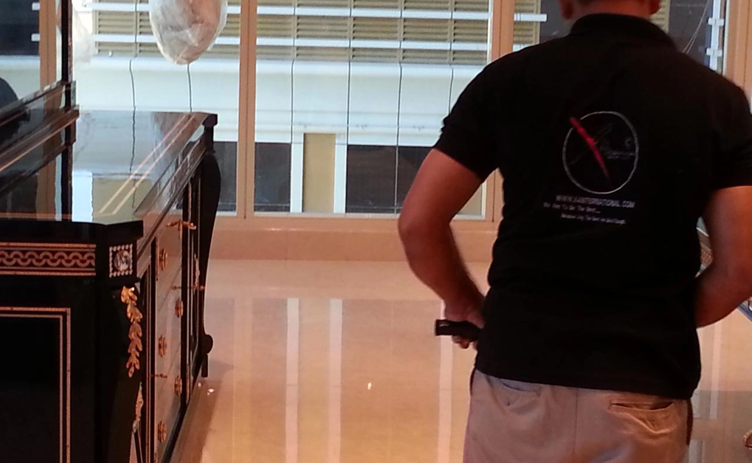 Luxury marble floor polishing and finishing by X4 Design and Build